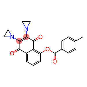 2,3-Bis(1-aziridinyl)-5-(4-methylbenzoyloxy)-1,4-naphthoquinone