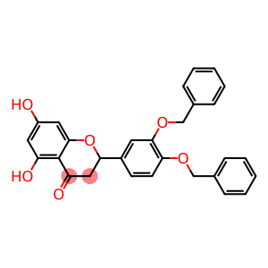 2-[3,4-bis(benzyloxy)phenyl]-5,7-dihydroxy-2,3-dihydro-4H-chromen-4-one