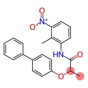2-([1,1'-biphenyl]-4-yloxy)-N-(2-methyl-3-nitrophenyl)propanamide