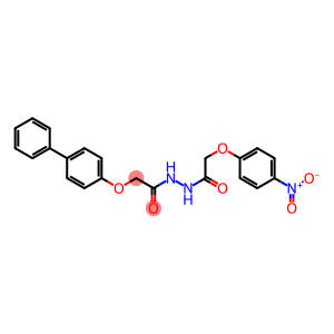 2-([1,1'-biphenyl]-4-yloxy)-N'-[2-(4-nitrophenoxy)acetyl]acetohydrazide
