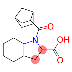 1-{bicyclo[2.2.1]heptan-2-ylcarbonyl}-octahydro-1H-indole-2-carboxylic acid