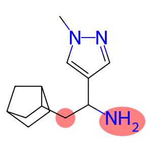 2-{bicyclo[2.2.1]heptan-2-yl}-1-(1-methyl-1H-pyrazol-4-yl)ethan-1-amine