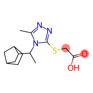 2-{[4-(1-{bicyclo[2.2.1]heptan-2-yl}ethyl)-5-methyl-4H-1,2,4-triazol-3-yl]sulfanyl}acetic acid