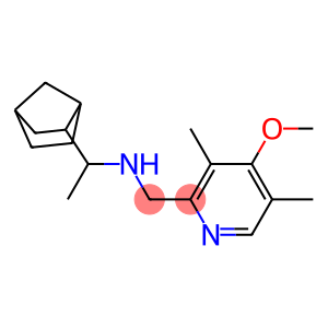 (1-{bicyclo[2.2.1]heptan-2-yl}ethyl)[(4-methoxy-3,5-dimethylpyridin-2-yl)methyl]amine