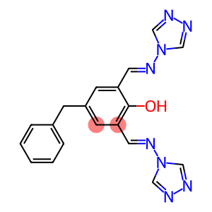 4-benzyl-2,6-bis[(4H-1,2,4-triazol-4-ylimino)methyl]phenol