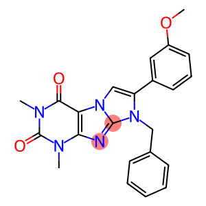 8-benzyl-7-(3-methoxyphenyl)-1,3-dimethyl-1H-imidazo[2,1-f]purine-2,4(3H,8H)-dione