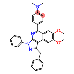 4-(1-benzyl-7,8-dimethoxy-3-phenyl-3H-pyrazolo[3,4-c]isoquinolin-5-yl)-N,N-dimethylaniline