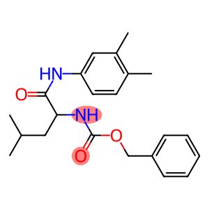 benzyl 1-[(3,4-dimethylanilino)carbonyl]-3-methylbutylcarbamate