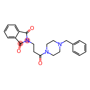 2-[3-(4-benzyl-1-piperazinyl)-3-oxopropyl]-1H-isoindole-1,3(2H)-dione