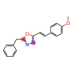 4-[2-(5-benzyl-1,3,4-oxadiazol-2-yl)vinyl]phenyl methyl ether
