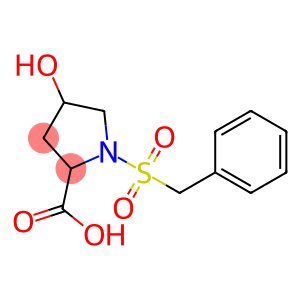 1-(benzylsulfonyl)-4-hydroxypyrrolidine-2-carboxylic acid