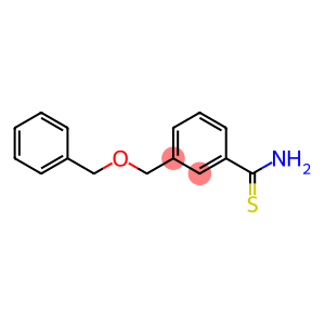 3-[(benzyloxy)methyl]benzenecarbothioamide