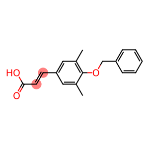 3-[4-(benzyloxy)-3,5-dimethylphenyl]prop-2-enoic acid