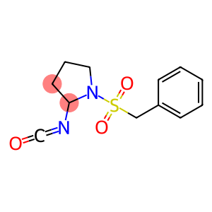 1-(benzylsulfonyl)-2-isocyanatopyrrolidine
