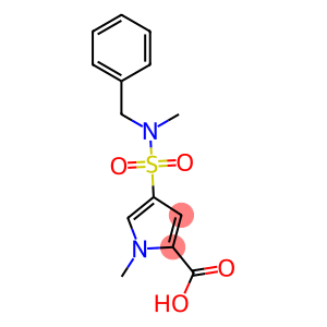 4-[benzyl(methyl)sulfamoyl]-1-methyl-1H-pyrrole-2-carboxylic acid
