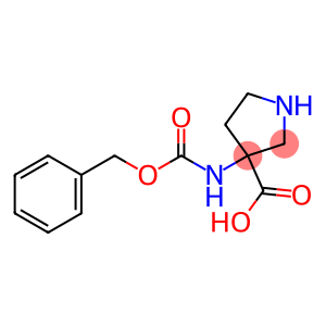 3-{[(benzyloxy)carbonyl]amino}pyrrolidine-3-carboxylic acid