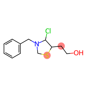 2-(3-BENZYL-4-CHLOROTHIAZOLIDIN-5-YL)ETHANOL