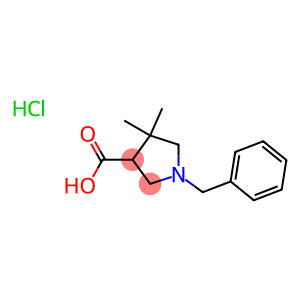 1-Benzyl-4,4-dimethyl-pyrrolidine-3-carboxylic acid HCl