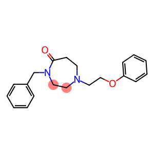 4-BENZYL-1-(2-PHENOXYETHYL)-1,4-DIAZEPAN-5-ONE