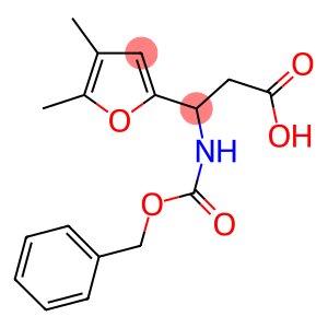 3-BENZYLOXYCARBONYLAMINO-3-(4,5-DIMETHYL-FURAN-2-YL)-PROPIONIC ACID