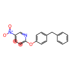 2-(4-benzylphenoxy)-5-nitropyridine
