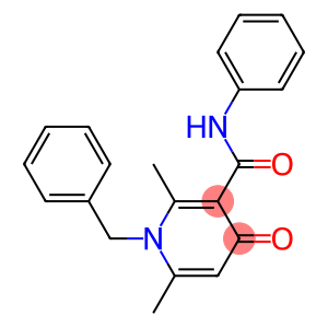 1-Benzyl-1,4-dihydro-2,6-dimethyl-N-phenyl-4-oxopyridine-3-carboxamide