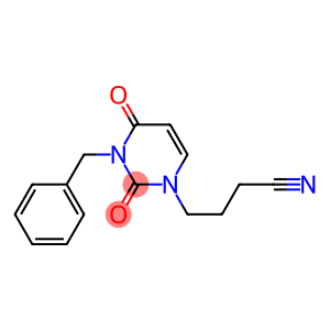 3-Benzyl-1-(3-cyanopropyl)uracil