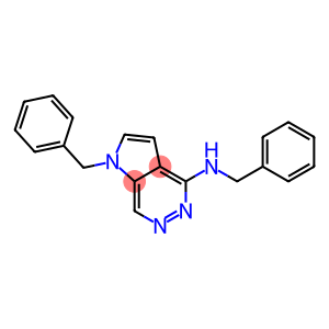1-Benzyl-4-benzylamino-1H-pyrrolo[2,3-d]pyridazine