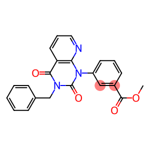 3-[(3-Benzyl-1,2,3,4-tetrahydro-2,4-dioxopyrido[2,3-d]pyrimidin)-1-yl]benzoic acid methyl ester