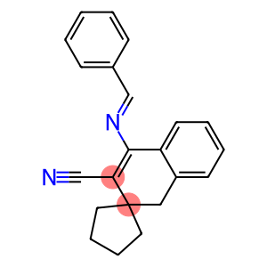 4-Benzylideneaminospiro[naphthalene-2(1H),1'-cyclopentane]-3-carbonitrile