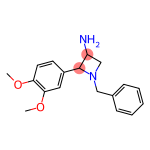1-Benzyl-2-(3,4-dimethoxyphenyl)-3-azetidinamine