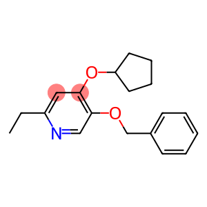 5-(benzyloxy)-4-(cyclopentyloxy)-2-ethylpyridine