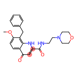 8-benzyl-7-Methoxy-N-(2-Morpholinoethyl)-4-oxo-1,4-dihydroquinoline-2-carboxaMide