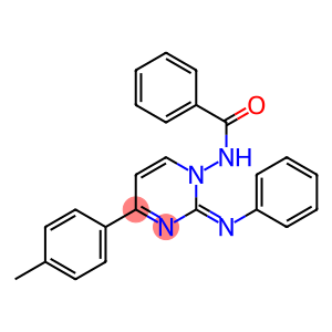 1-Benzoylamino-1,2-dihydro-4-(4-methylphenyl)-2-phenyliminopyrimidine