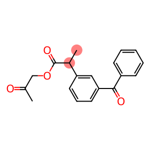 2-(3-Benzoylphenyl)propanoic acid 2-oxopropyl ester