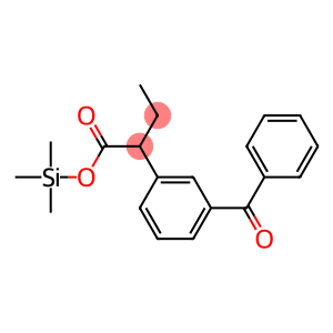 2-(3-Benzoylphenyl)butyric acid trimethylsilyl ester