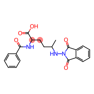 2-(Benzoylamino)-5-[(1,3-dioxo-2H-isoindol-2-yl)amino]5-methylvaleric acid