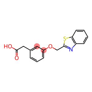 3-(2-Benzothiazolylmethoxy)benzeneacetic acid