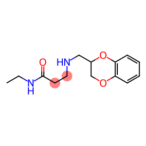3-[[(1,4-Benzodioxan-2-yl)methyl]amino]-N-ethylpropionamide