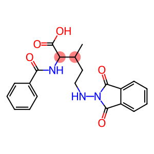 2-(Benzoylamino)-5-[(1,3-dioxo-2H-isoindol-2-yl)amino]-3-methylvaleric acid