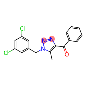4-Benzoyl-5-methyl-1-(3,5-dichlorobenzyl)-1H-1,2,3-triazole
