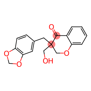 3-(1,3-benzodioxol-5-ylmethyl)-3-(hydroxymethyl)-2,3-dihydro-4H-chromen-4-one