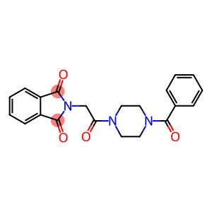 2-[2-(4-benzoyl-1-piperazinyl)-2-oxoethyl]-1H-isoindole-1,3(2H)-dione