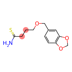 4-(1,3-benzodioxol-5-ylmethoxy)butanethioamide