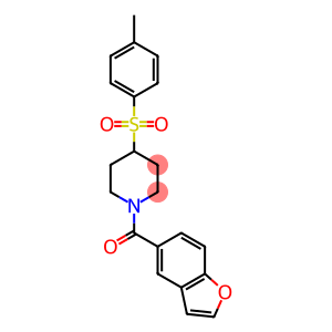 1-(1-BENZOFURAN-5-YLCARBONYL)-4-[(4-METHYLPHENYL)SULFONYL]PIPERIDINE