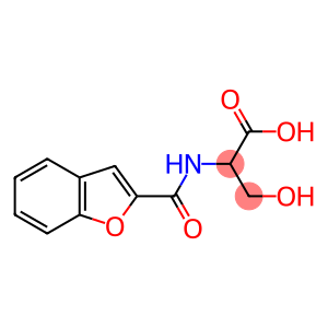 2-[(1-benzofuran-2-ylcarbonyl)amino]-3-hydroxypropanoic acid