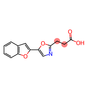 3-[5-(1-benzofuran-2-yl)-1,3-oxazol-2-yl]propanoic acid