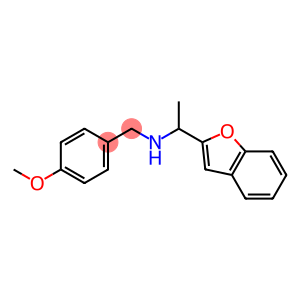 [1-(1-benzofuran-2-yl)ethyl][(4-methoxyphenyl)methyl]amine