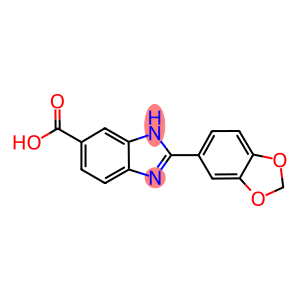 2-BENZO[1,3]DIOXOL-5-YL-3H-BENZOIMIDAZOLE-5-CARBOXYLIC ACID