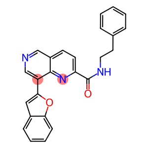 8-(1-BENZOFURAN-2-YL)-N-(2-PHENYLETHYL)-1,6-NAPHTHYRIDINE-2-CARBOXAMIDE
